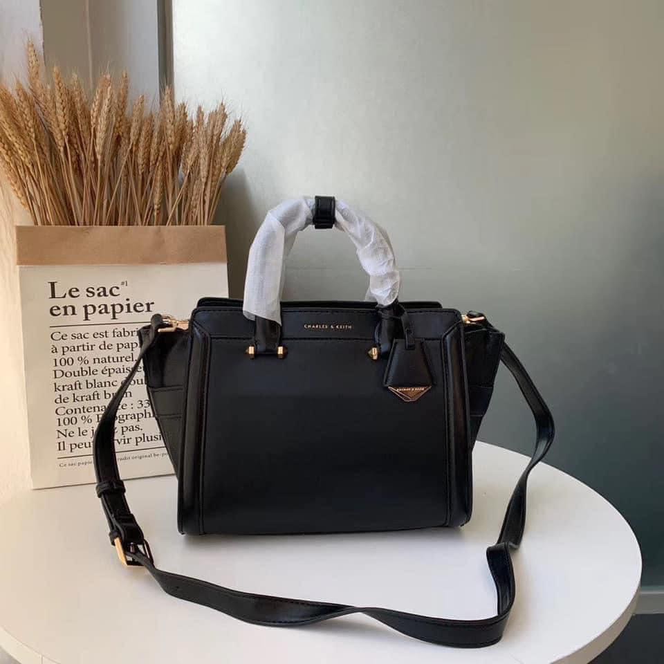 Charles & keith boxy trapeze bag online