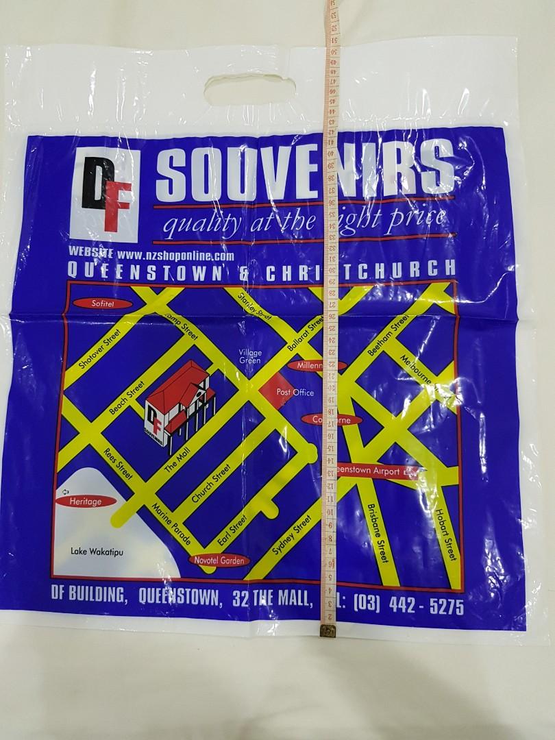 CHRISTCHURCH & QUEENSTOWN Plastic Bag, Hobbies & Toys, Stationery