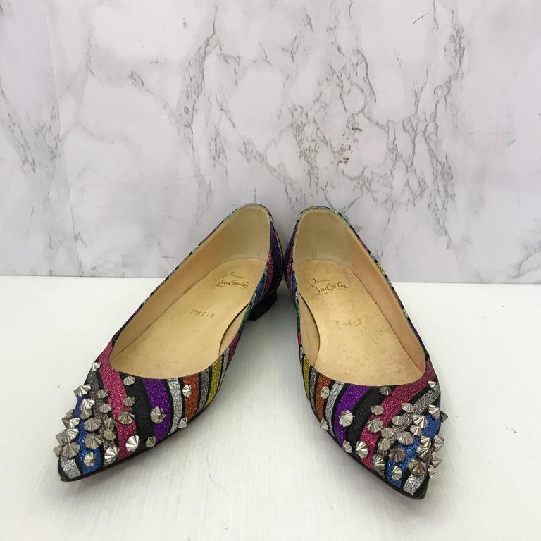 Rainbow clearance louboutin sneakers