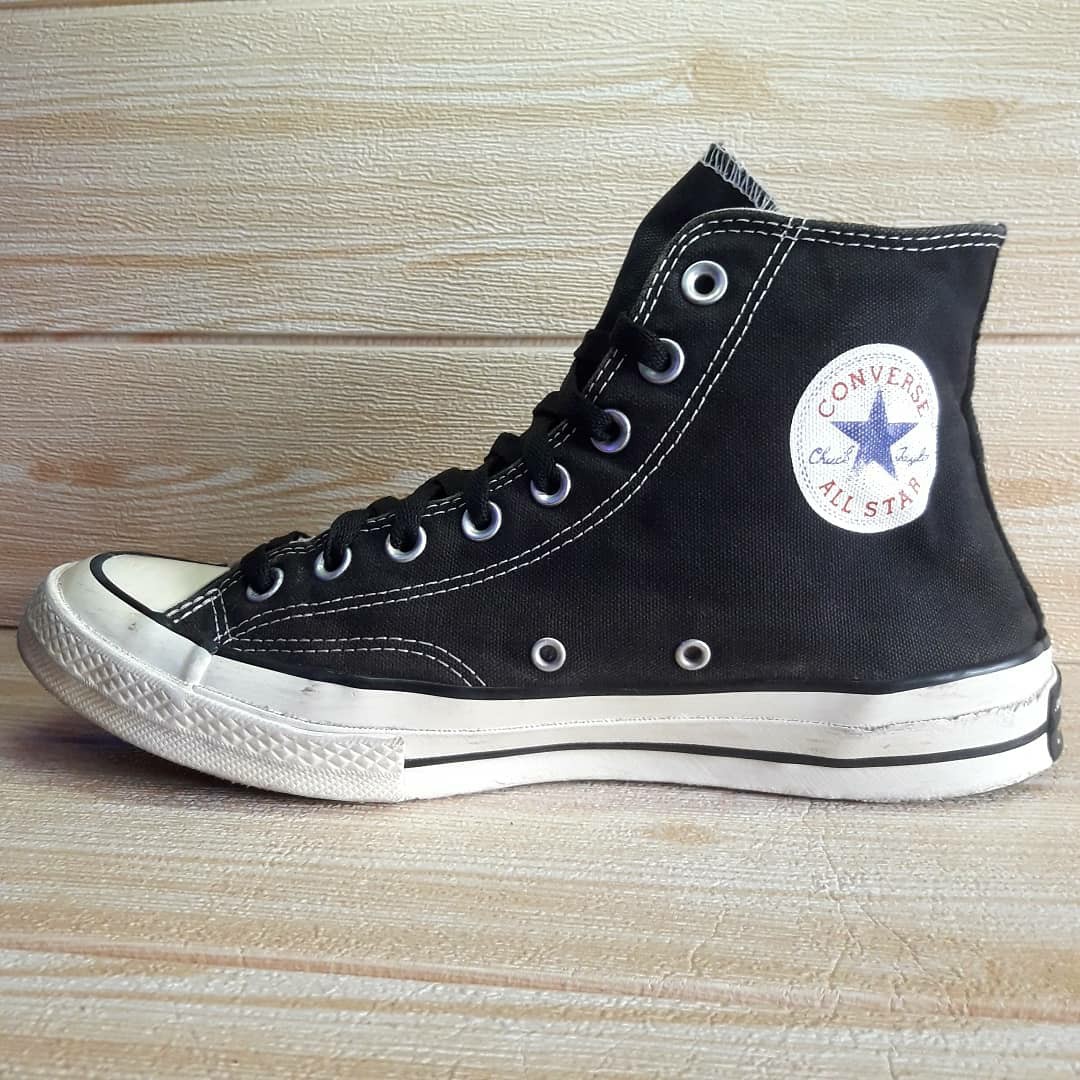 Converse Chuck Taylor All Star HI 1970s 70 Black 142334c Second