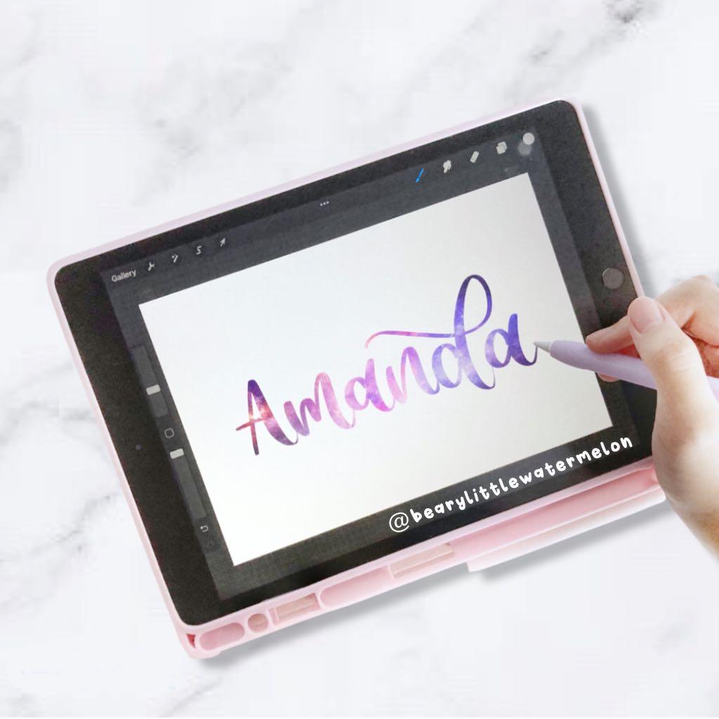 Digital Name Design Custom digital name lettering, Hobbies & Toys, Stationery & Craft, Art ...