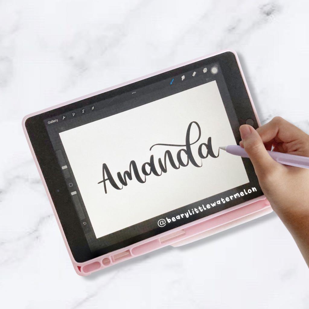 Digital Name Design Custom digital name lettering, Hobbies & Toys, Stationery & Craft, Art ...
