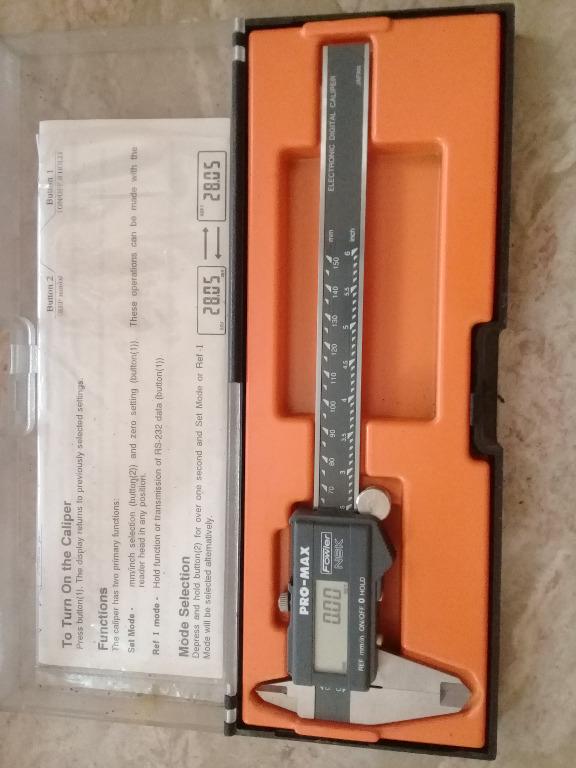 Digital Caliper (Category: Construction Tools & Equipment) located in Paranaque City. Submitted by rociarra2019-99005 (Listing ID 1127406029, Image 1). Description: price negotiable Fowler NSK Pro-Max hardly use at all.. missing rubber battery cap, still works though (battery cell 3v included). pick-up location Ramon Pascual Paranaque. ***CASH Only***. Grab or other service ok. but you arrange everything including payment . Send text.
