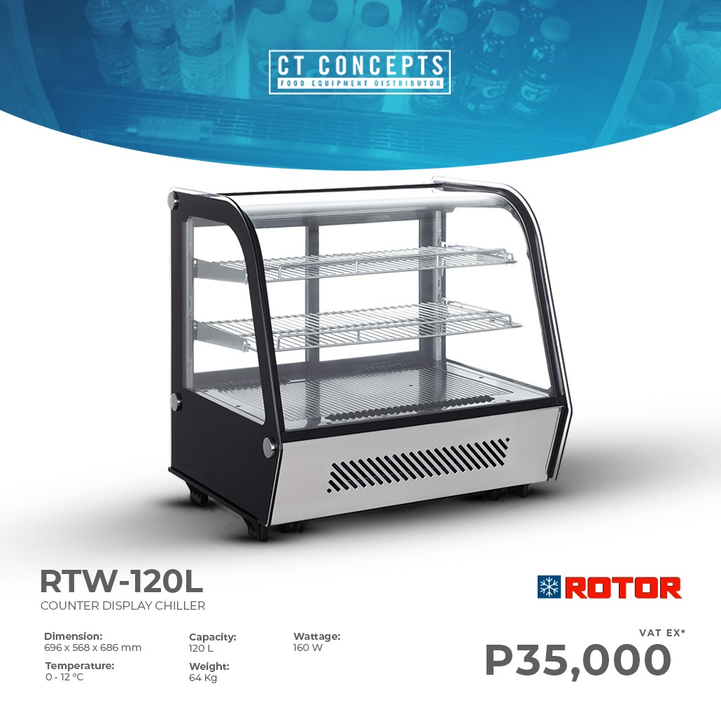 Countertop top Display Chiller (Rotor Brand), TV & Home Appliances, Kitchen Appliances