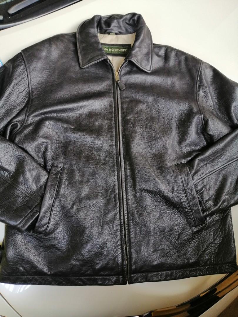 Dockers discount leather jacket
