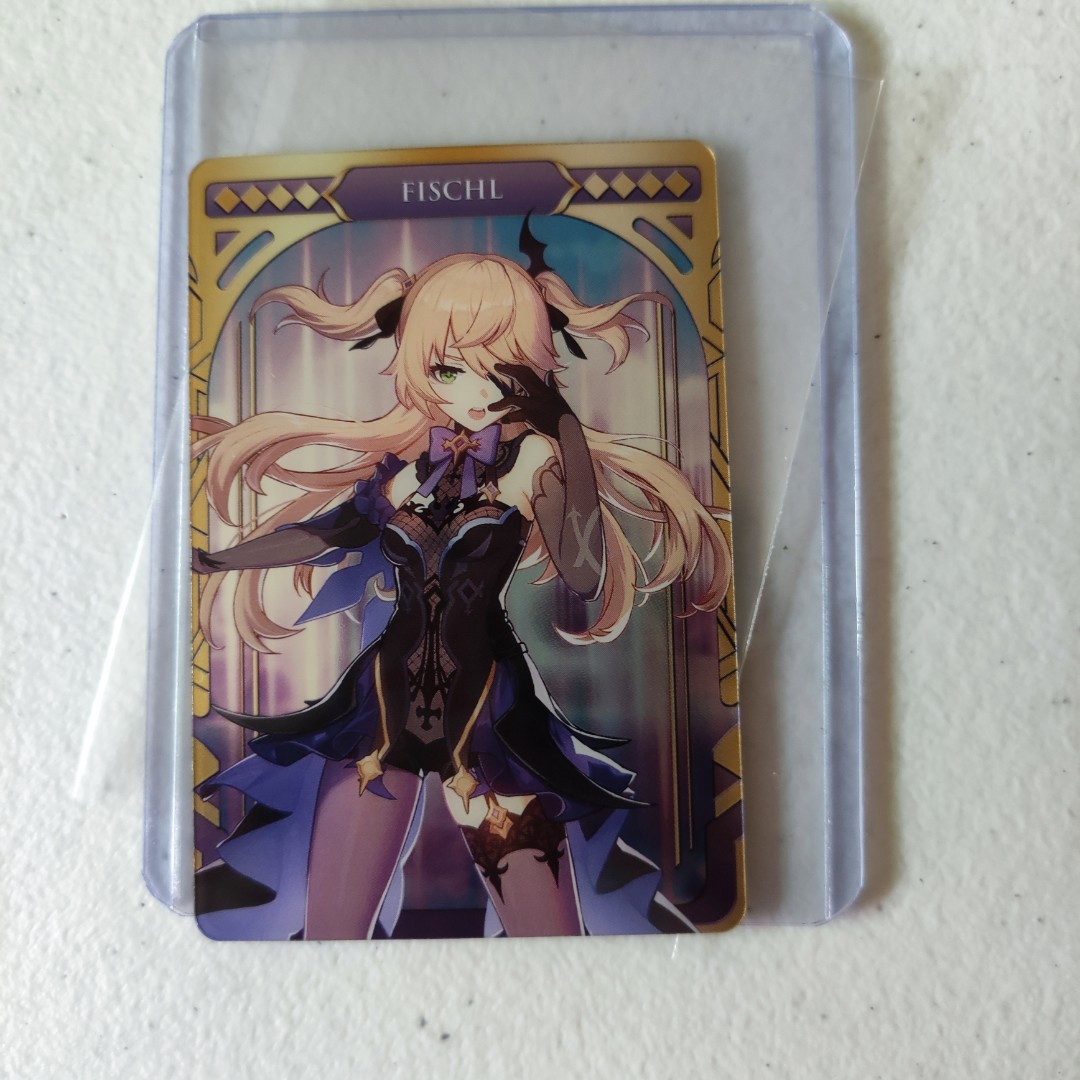 FISCHL - Genshin Impact Collectible Metal Cards (Bandai/Carddass ...