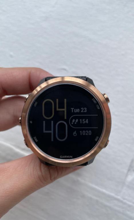 Garmin Forerunner 645 Music Rose Gold with Black Band