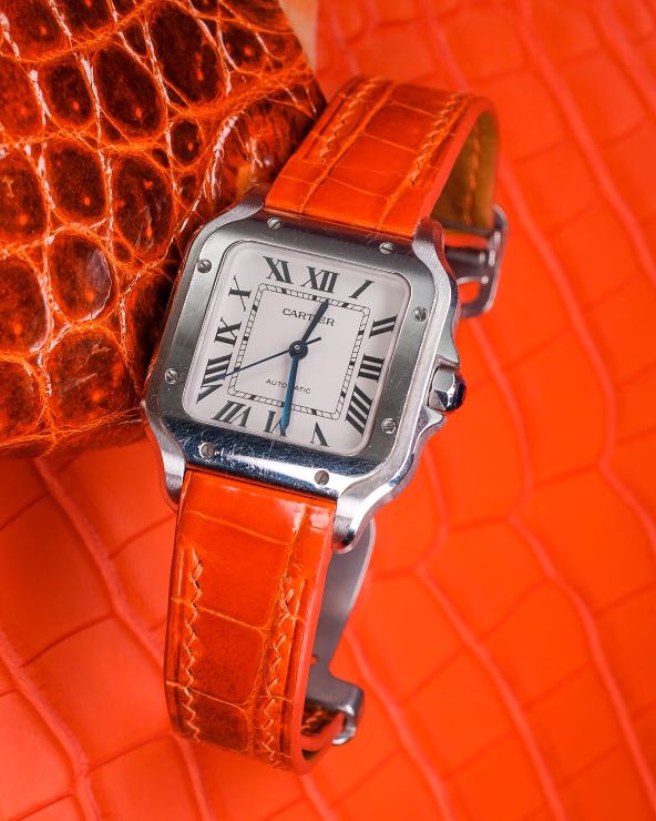 Handmade Handstitched Watch Strap In 
