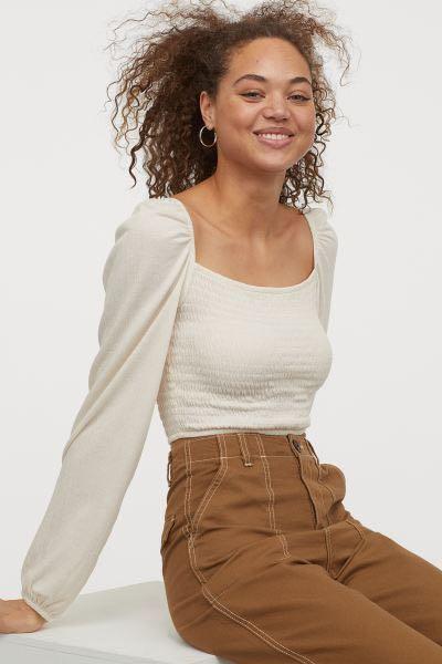 Hm clearance smocked top