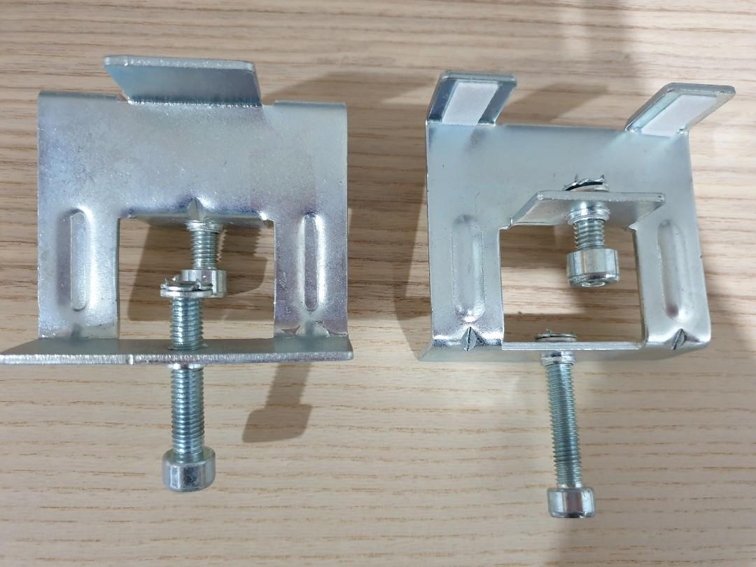 IKEA LINNMON Connecting hardware Bracket, for Attaching Table Top Nickel Plated 