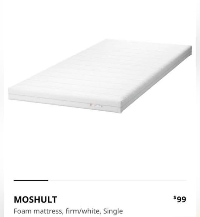 Moshult foam mattress sale