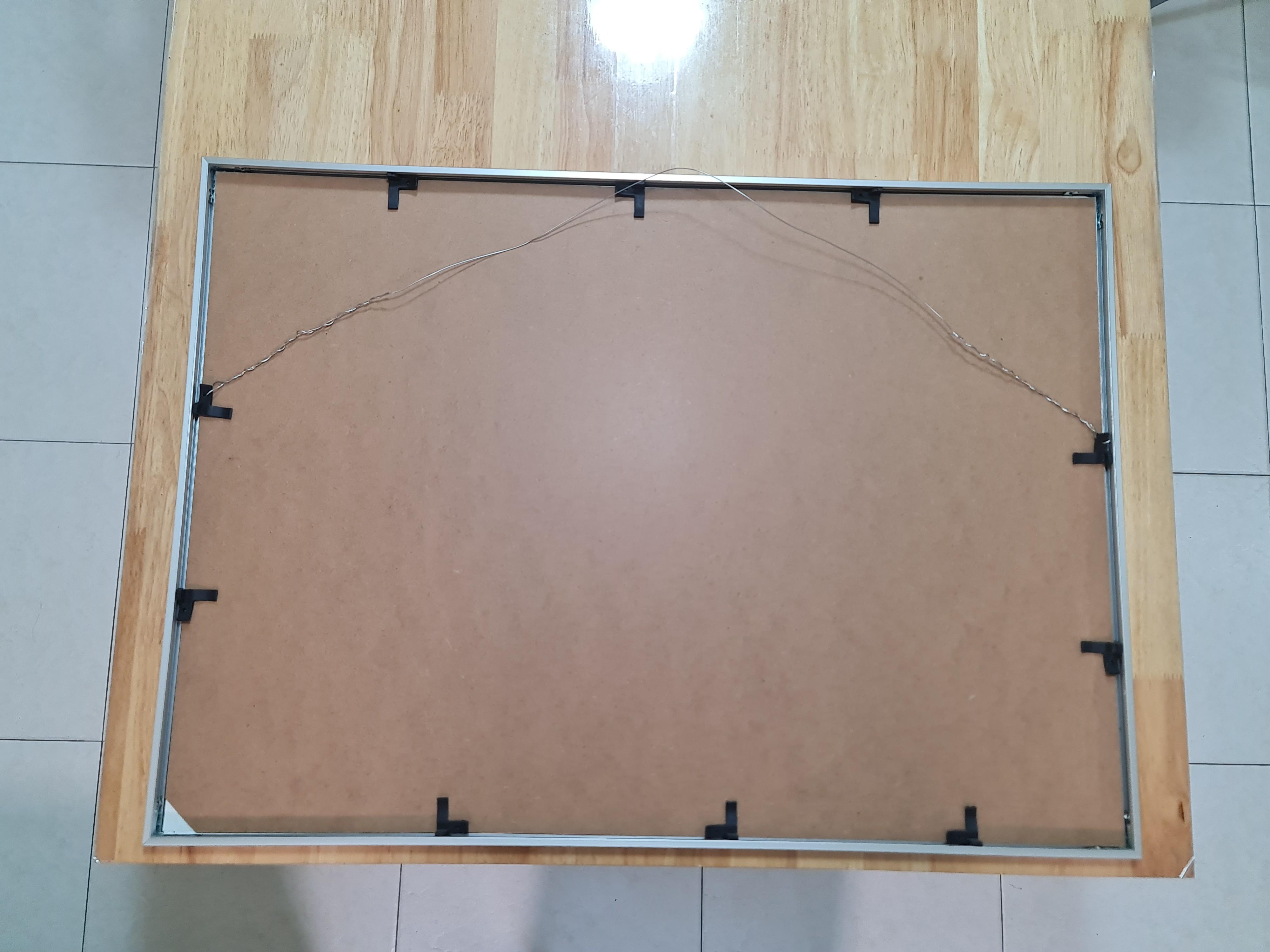 Ikea Stromby Aluminium Photo Frame with Glass Cover, Furniture & Home ...