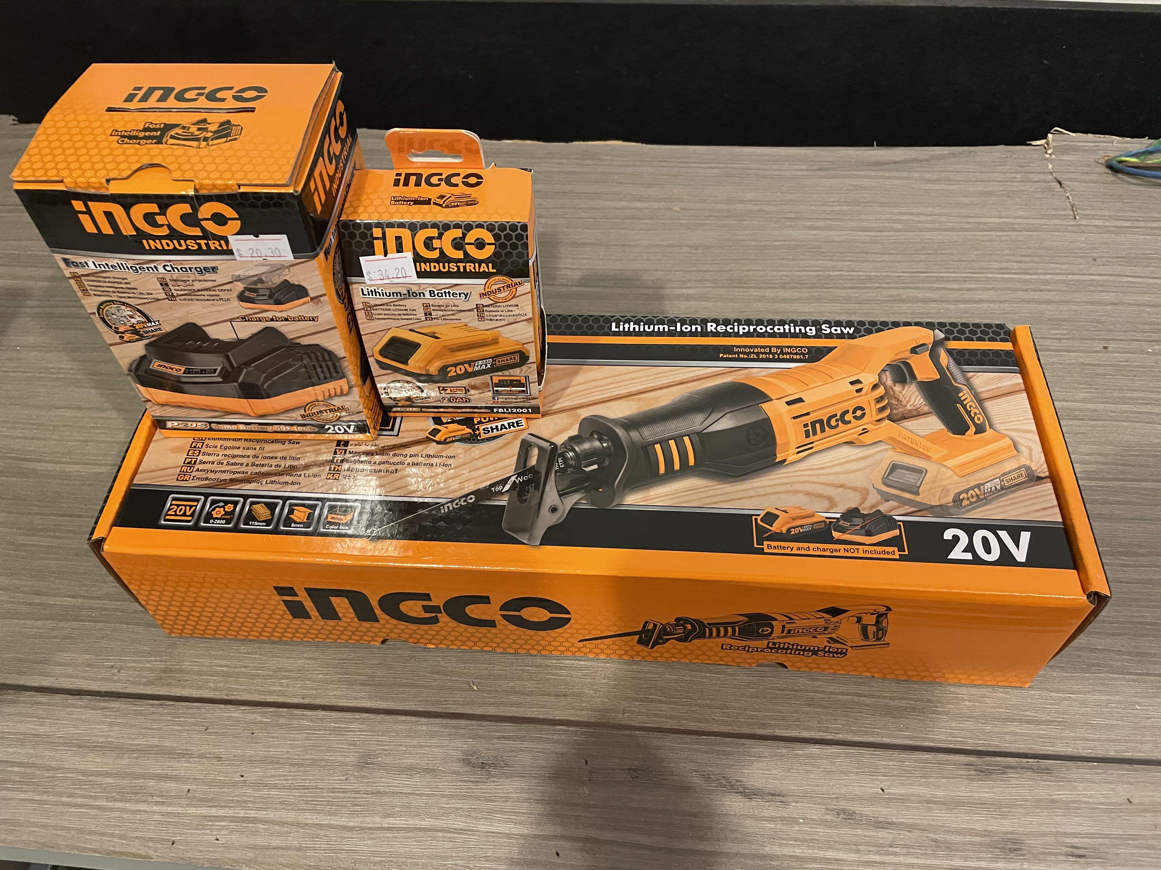 Ingco cordless reciprocating 2025 saw