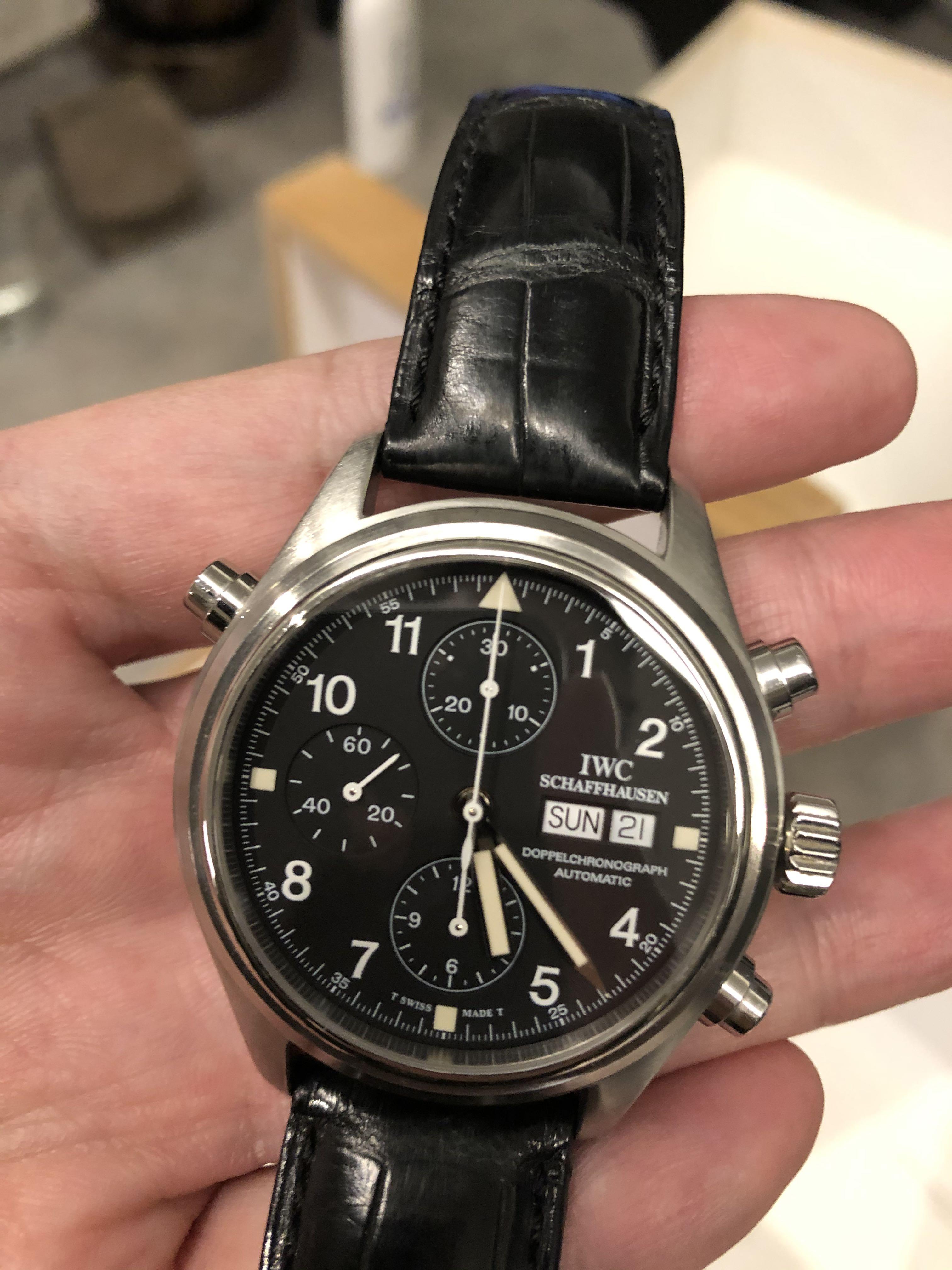 IWC Pilot s Watch Doppelchronograph 3713 Double Chronograph IW3713