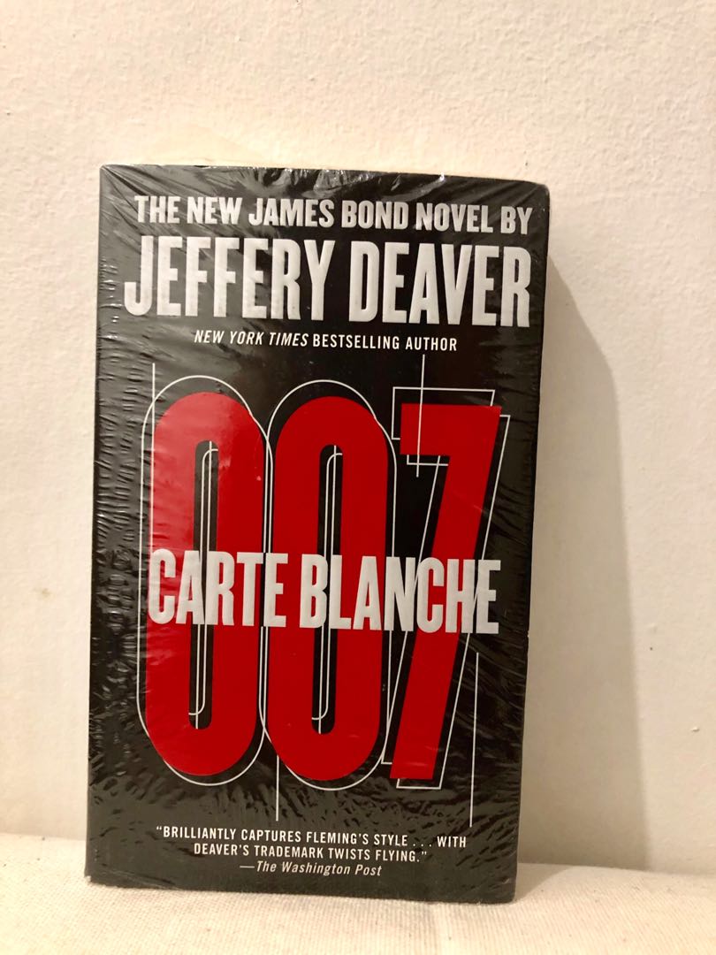 James Bond 007 Carte Blanche by Jeffery Deaver, Hobbies & Toys, Books