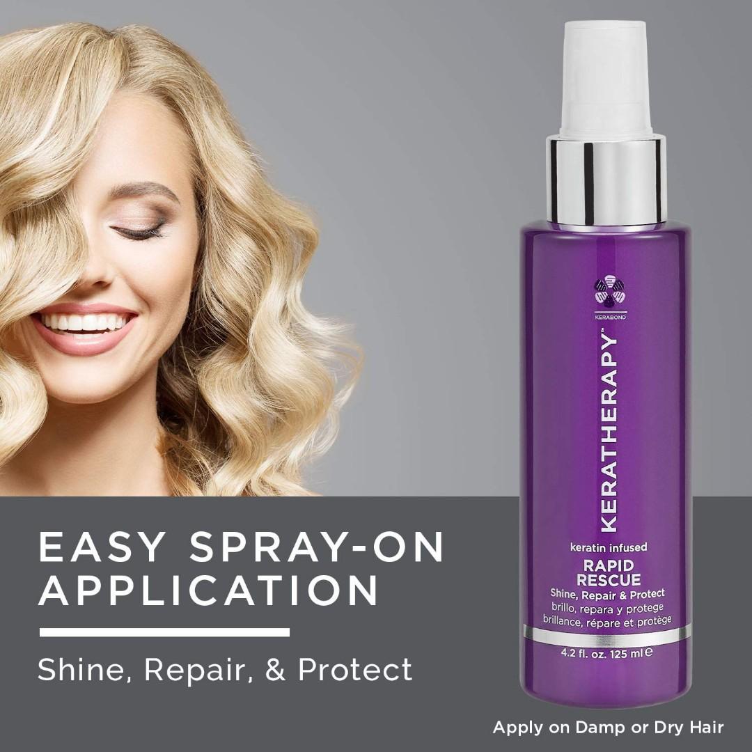 Keratherapy Keratin Infused Rapid Rescue Spray Beauty And Personal Care Hair On Carousell 