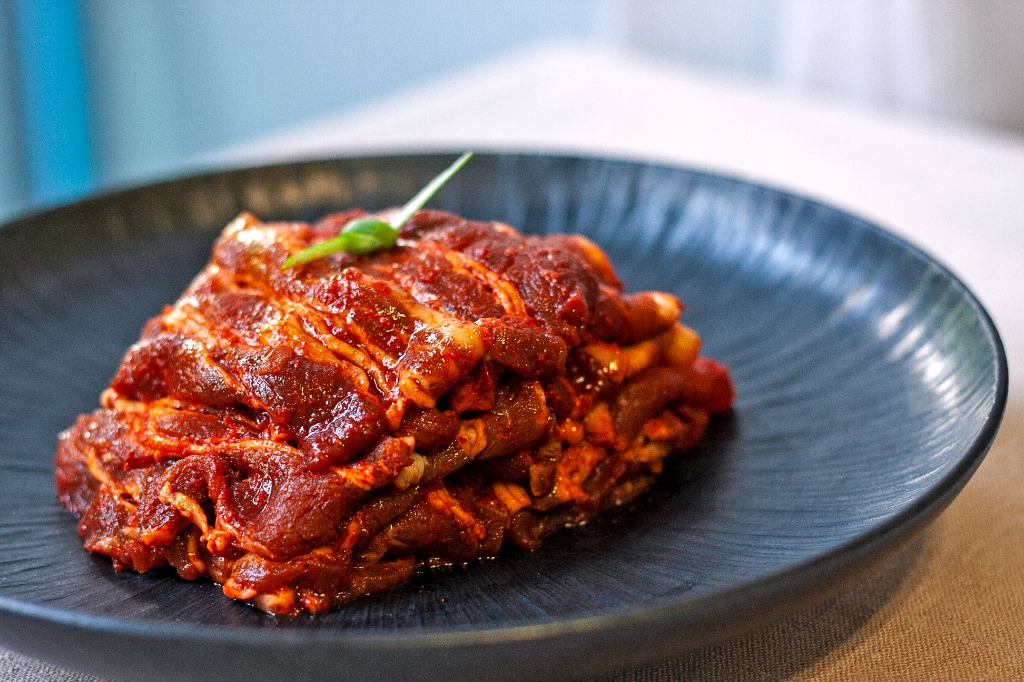 Korean No.1 Pork Belly Bulgogi, Food & Drinks, Chilled & Frozen Food on ...