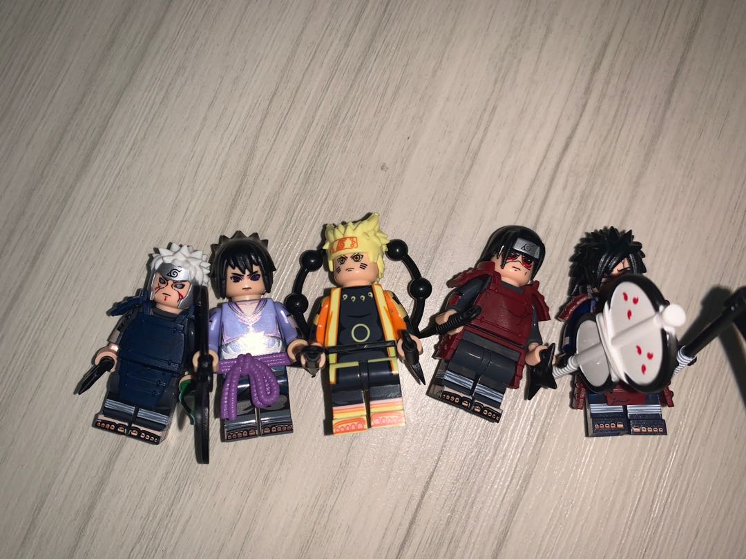 LEGO NARUTO -Lot de 8 Figurines Naruto compatibles LEGO Neji Hyuga