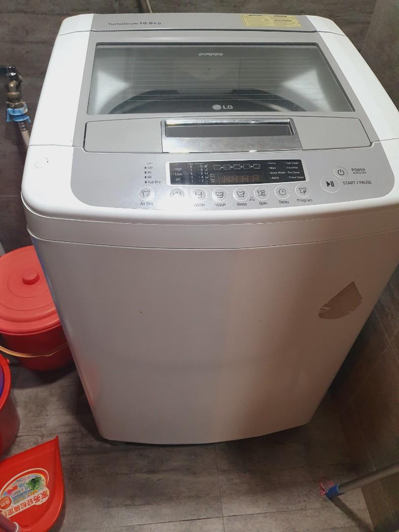 LG 10kg Turbo Drum Top Load Washing Machine, TV & Home Appliances