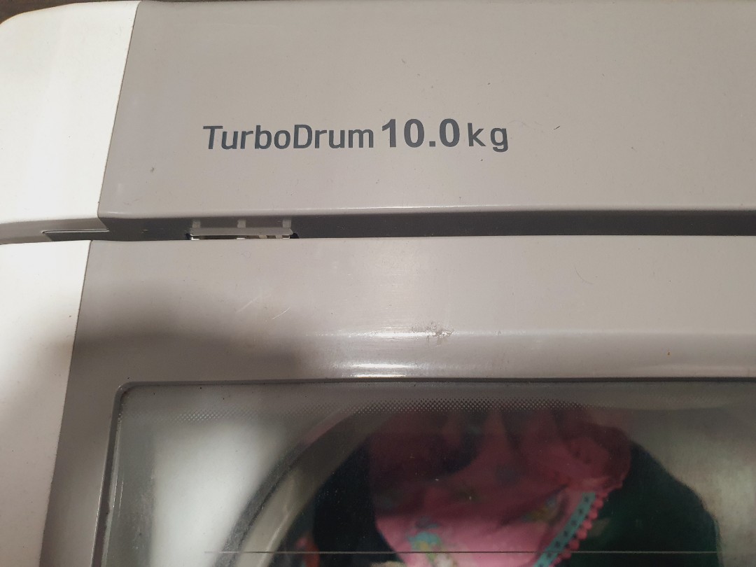 LG 10kg Turbo Drum Top Load Washing Machine, TV & Home Appliances