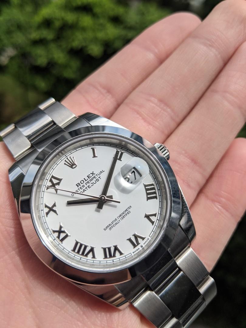 LNIB DEC 2019 Rolex 126300 DJ41 Datejust 41 41mm White dial Roman Numerals