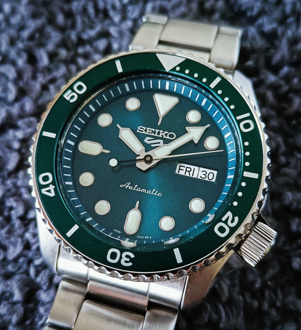 LNIB] Seiko 5 Green 5KX Automatic Sports Watch SRPD61K1, Men's Fashion,  Watches & Accessories, Watches on Carousell