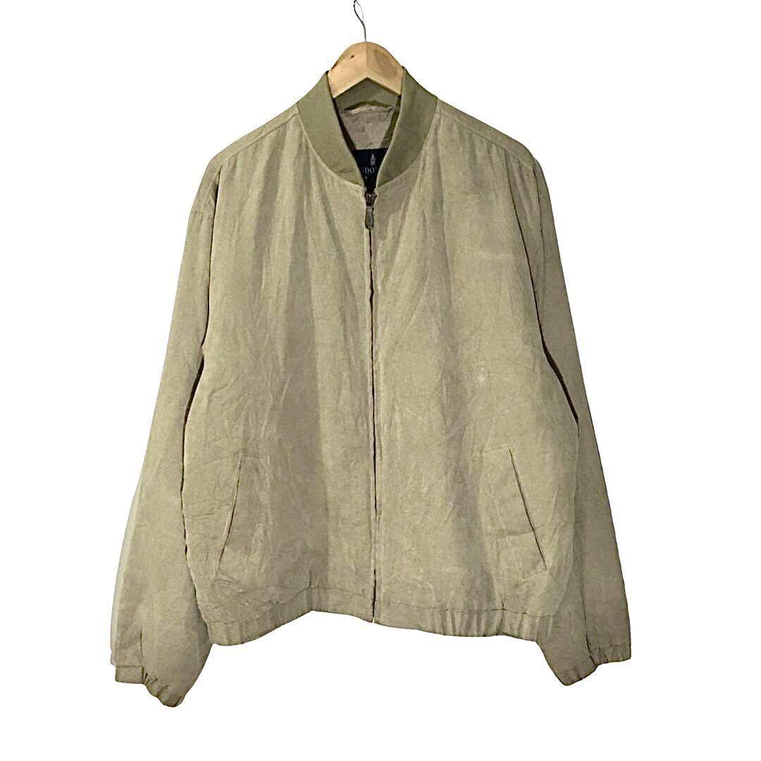 London Fog Suede Bomber Jacket, Men's 