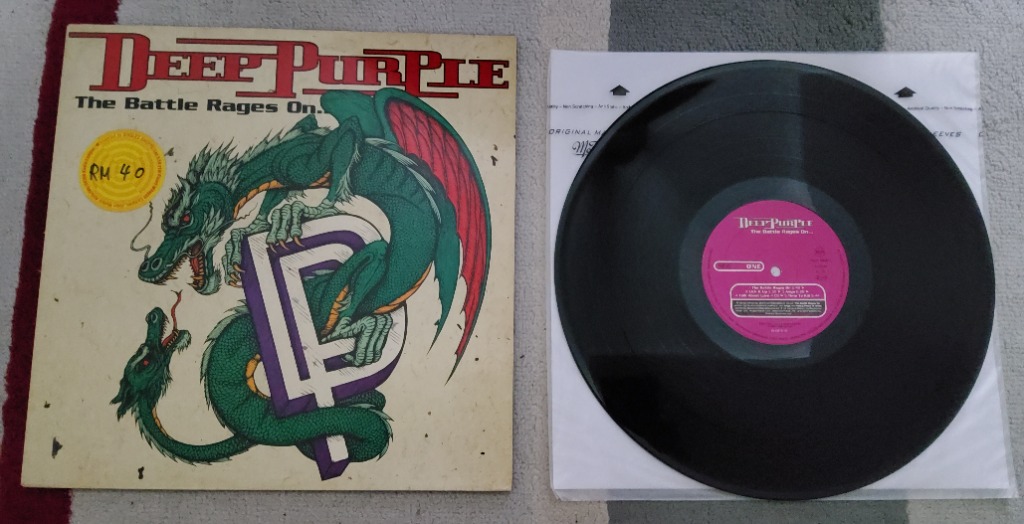 Lp Deep Purple The battle rages on Original 1993, Hobbies & Toys, Music ...