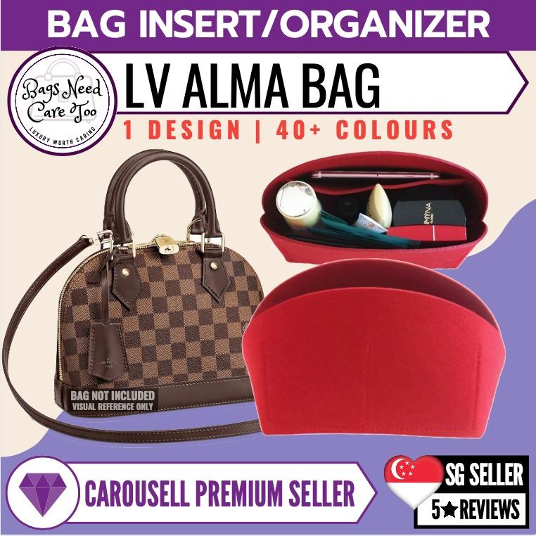 LV Alma Bag Organiser Inner Bag Insert Organizer prevent stain