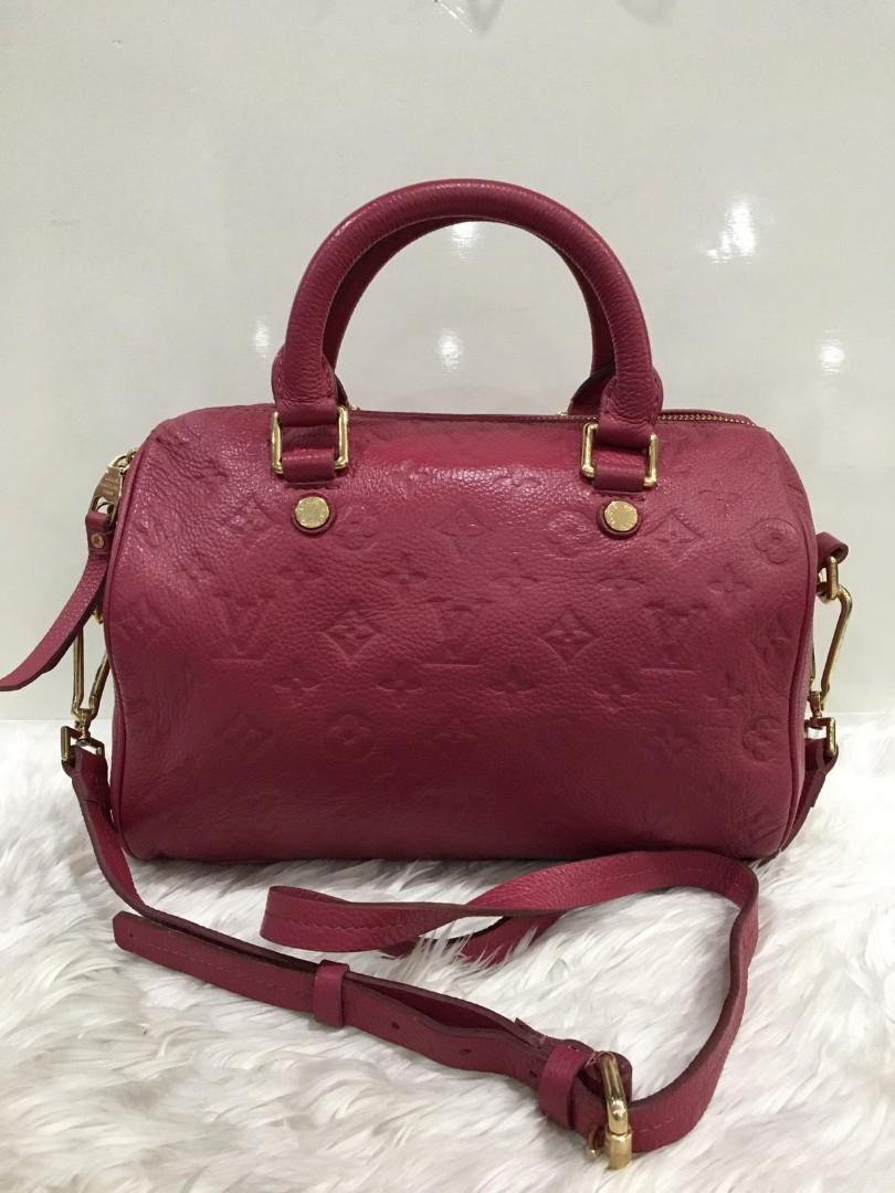 Lv best sale burgundy bag