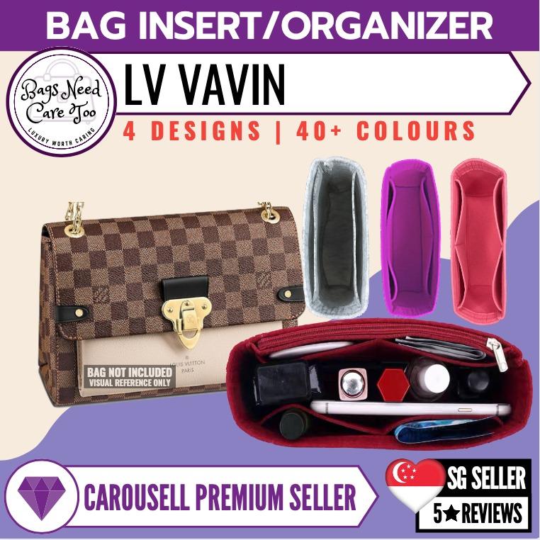 𝐁𝐍𝐂𝐓👜]🧡 LV Vavin Bag Organizer, Felt Bag In Bag Customized Organiser