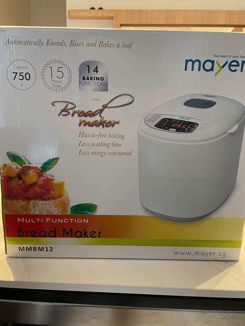 Mayer Bread Maker (Category: Bakeware) located in Singapore. Submitted by cfcl_ (Listing ID 1127422677, Image 1). Description: Negotiable. Still working and pretty good and easy to use.