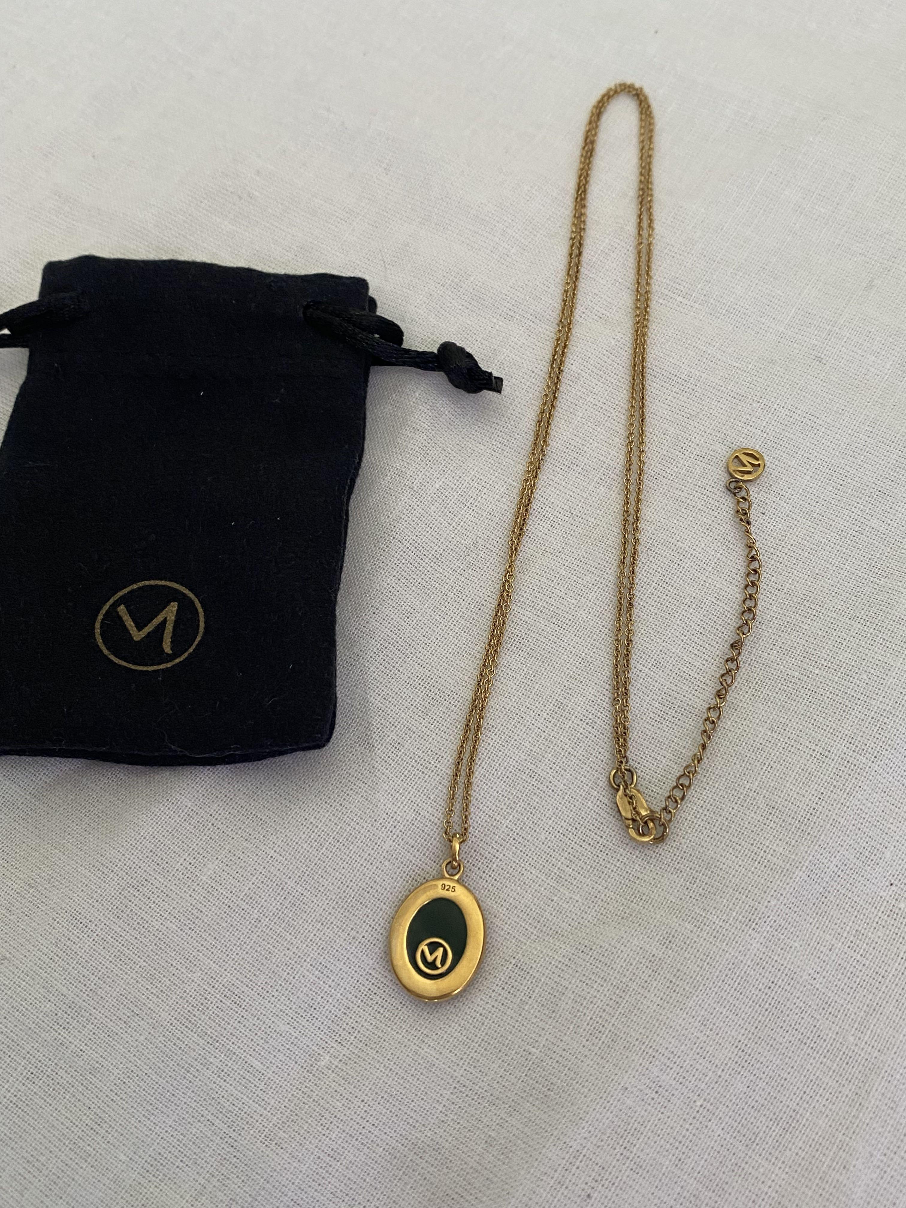 Mejuri 18k Gold Vermeil Tarot Strength Necklace