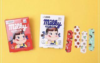 Milky Korean character band-aid