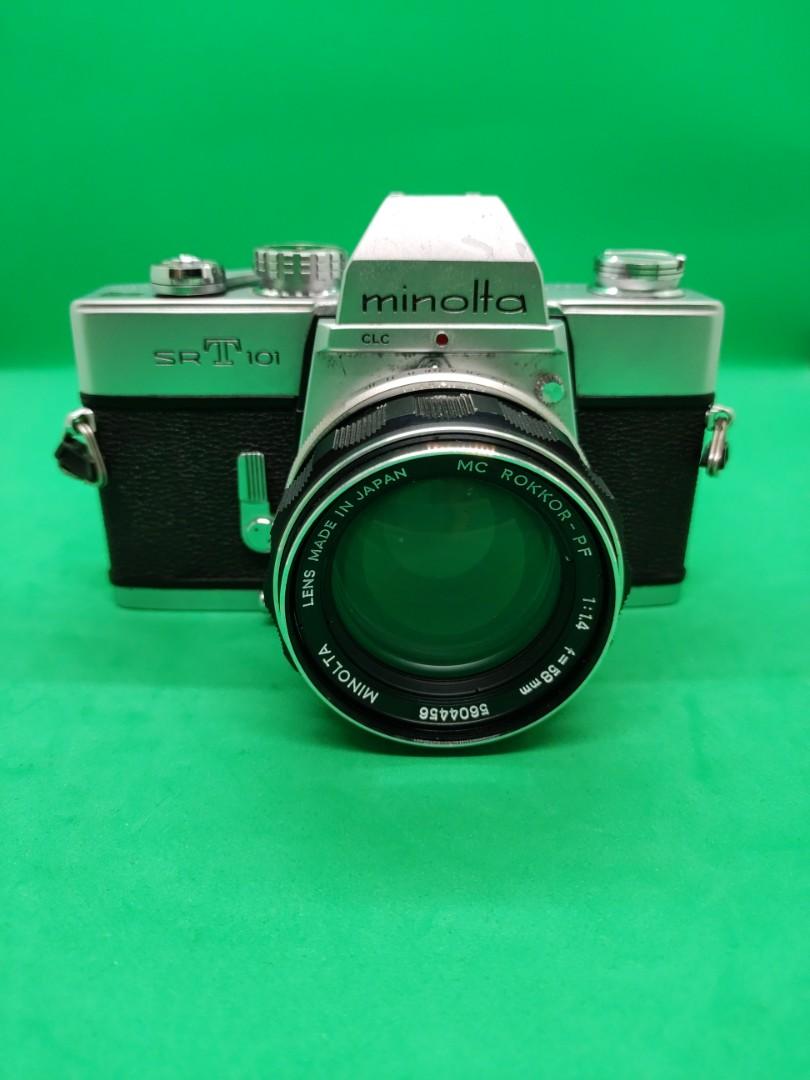 Minolta SRT 101 with 58mm f1.4, Photography, Cameras on Carousell