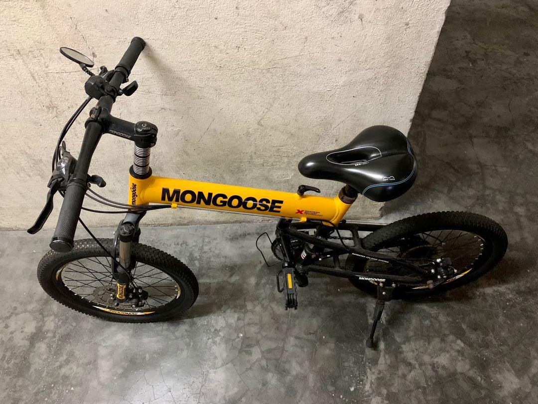 Mongoose folding 2025 bike price