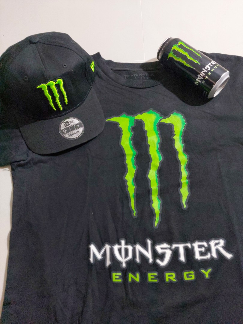 Monster energy cap \u0026 Tshirt, Men's 