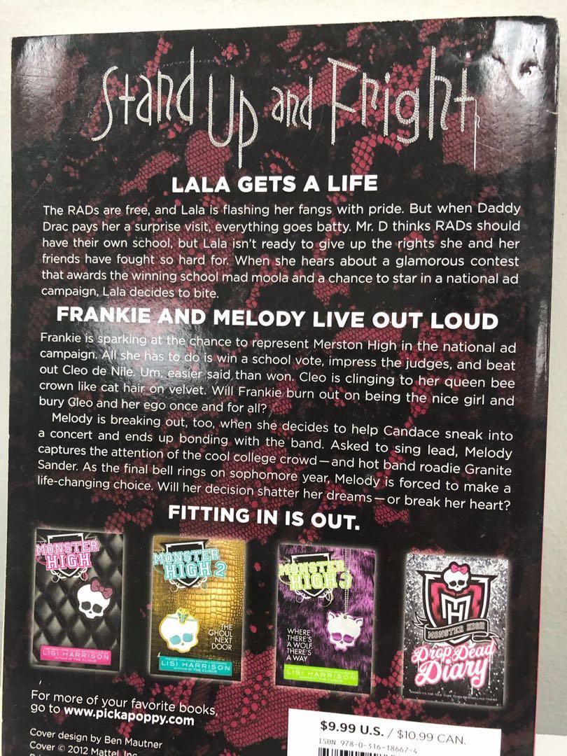 Monster High books (Category: Children's Books) located in Pasig City. Submitted by missbazaarista (Listing ID 1127445972, Image 2). Description: 🌸 Onhand, Preloved, in good condition 🌸 MOP: BPI .