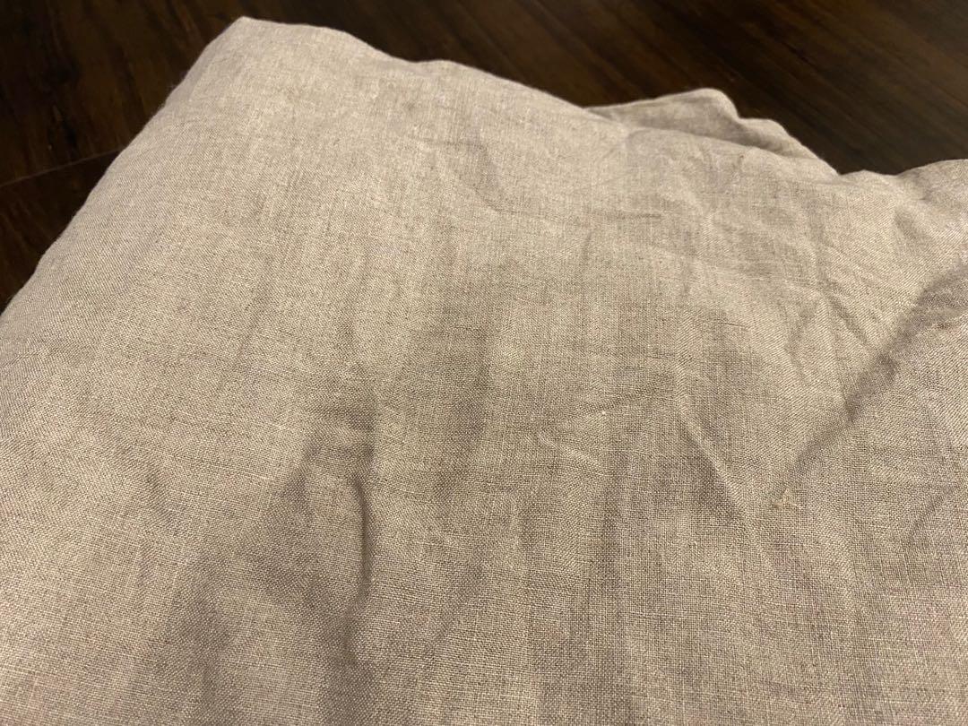 MUJI queen size duvet cover, Furniture & Home Living, Bedding & Towels