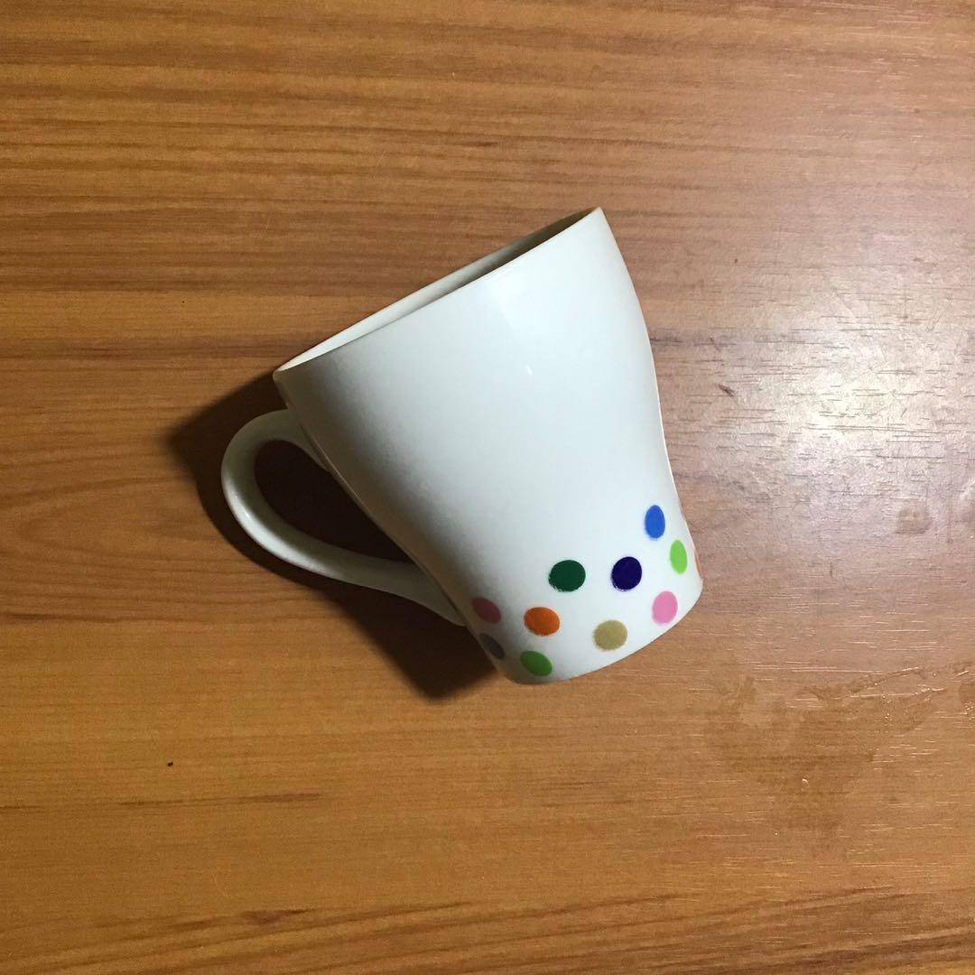 Nescafe x Elle Polkadots Small Mug (Category: Coffee & Tea Tableware) located in Manila. Submitted by randomlyyoursph (Listing ID 1127409419, Image 3). Description: Made: Japan Brand: Nescafe x Elle Size: Width: 2.8 inch / Width with Handle: 4.0 inch / Height: 3.2 inch Condition: Brand New Location: Manila City SF NOT INCLUDED .