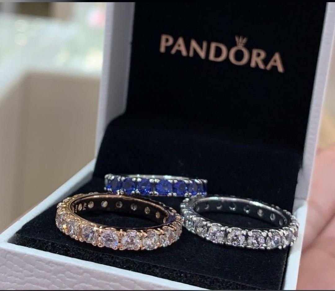 Pandora Sparkle & Hearts Ring 180963CZ-58