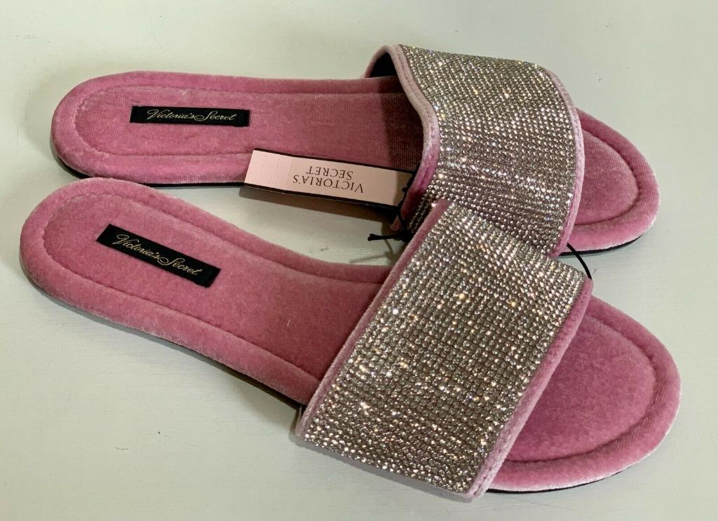 Pink slides best sale victoria's secret