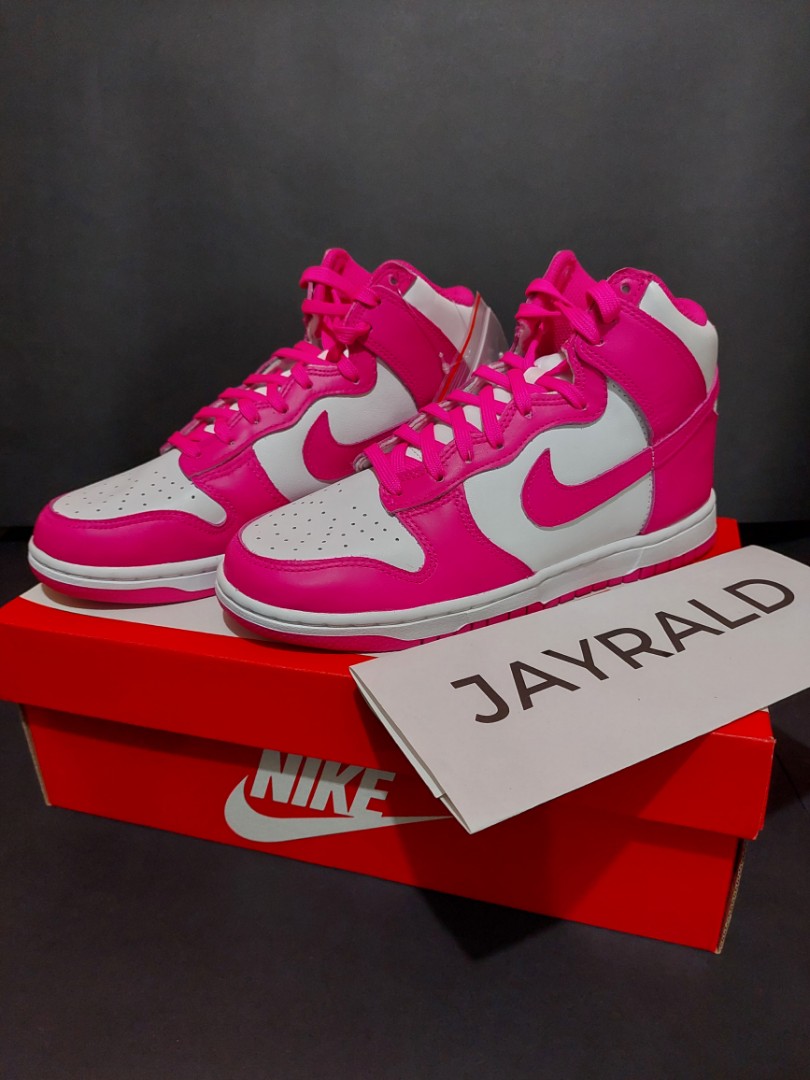 nike dunk high pink
