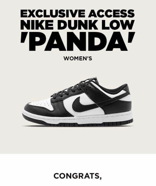 Nike Dunk Low Panda, Men