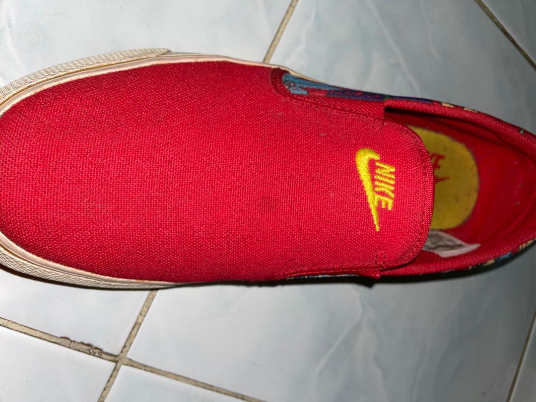 Nike floral slip on shoes cheap