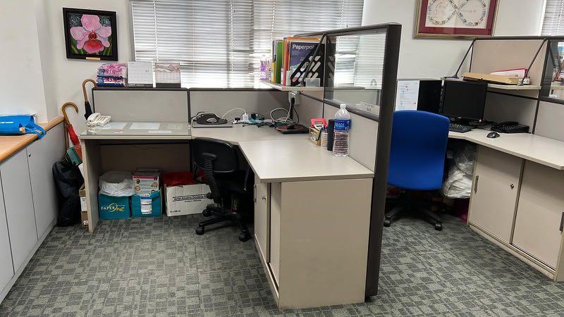 Cubicle Top Rack Office Cubicles, Furniture & Home Living, Furniture, Shelves, Cabinets ...