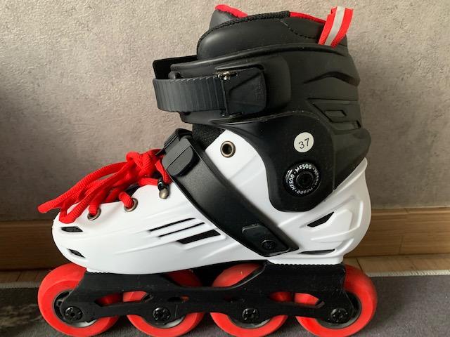 Oxelo Mf500 Rollerblades Size Eu37 Uk4 Sports Equipment Sports Games Skates Rollerblades Scooters On Carousell