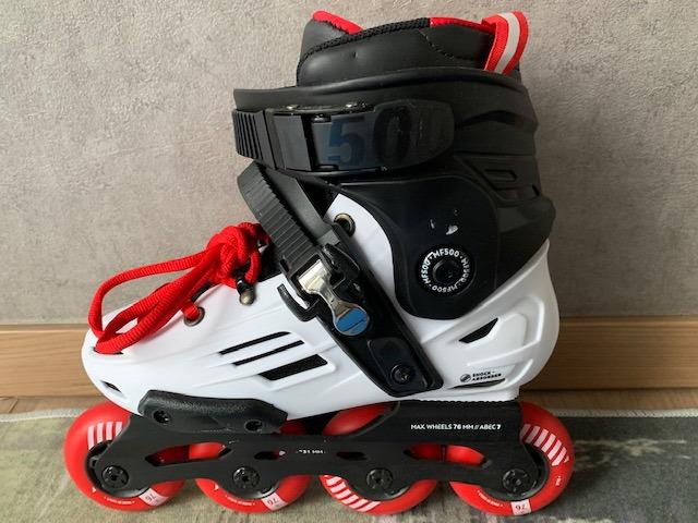 Oxelo Mf500 Rollerblades Size Eu37 Uk4 Sports Equipment Sports Games Skates Rollerblades Scooters On Carousell