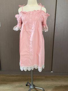 Pink sabrina dress