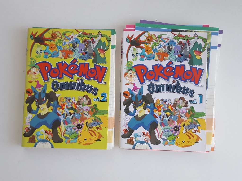 Pokemon Omnibus Volumes 1 & 2 book set on Carousell